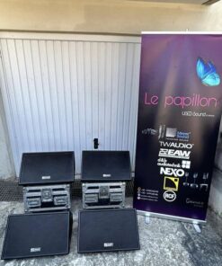 4× Acoustic FCS-112M 350-Watt | €300